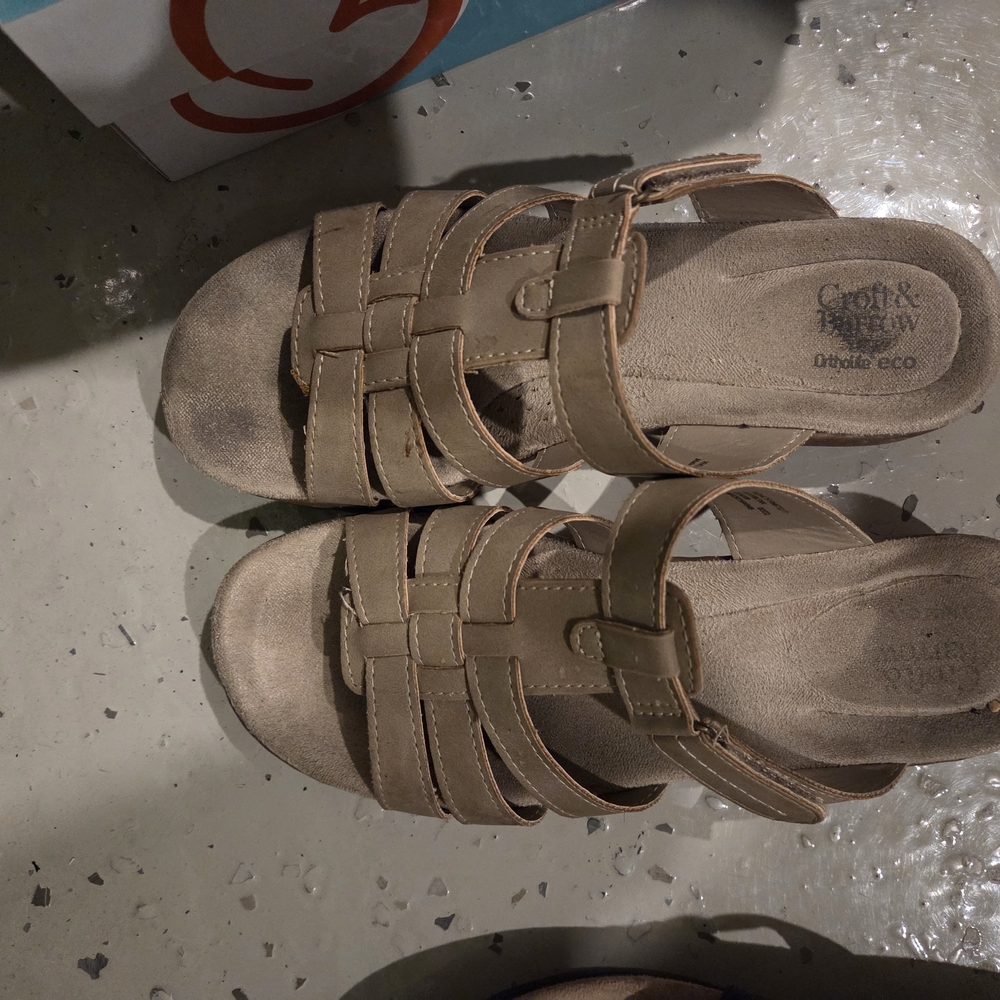 Tan Strappy Sandals